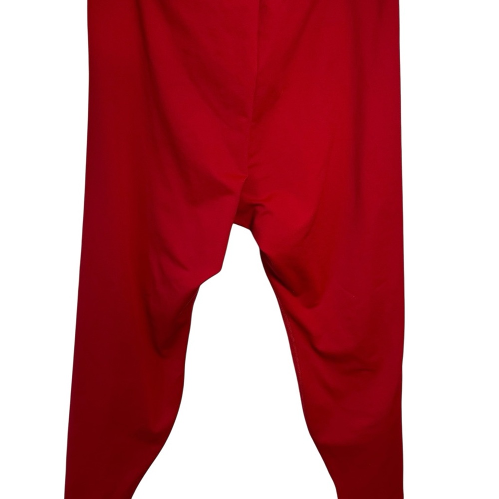 Yitty Red Legging High Waisted Moisture Wicking Lined Powerhold Size 2XL - Picture 2 of 5